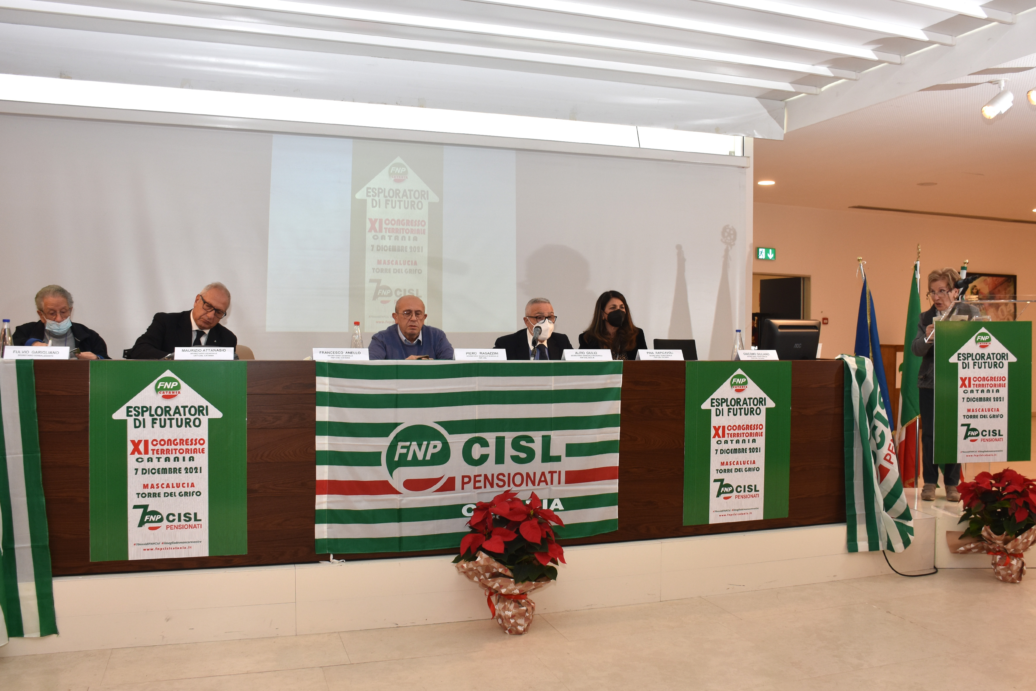 XI CONGRESSO TERRITORIALE FNP CISL CATANIA - 7 DICEMBRE 2021 TORRE DEL GRIFO  